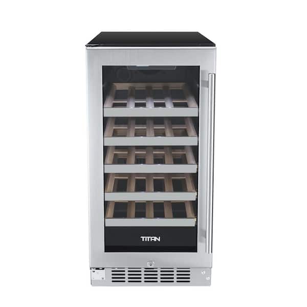 https://images.thdstatic.com/productImages/66ef0b3b-2070-42c0-a182-7481c0dee355/svn/seamless-stainless-steel-titan-wine-coolers-tt-cwc1525sz-64_600.jpg