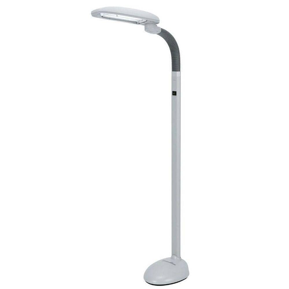ArcFlex Black Adjustable Energy-Saving Floor Lamp with Flicker-Free Lighting