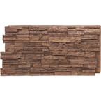 Ekena Millwork 48-5/8 in. x 24-3/4 in. Cascade Stacked Stone, StoneWall ...