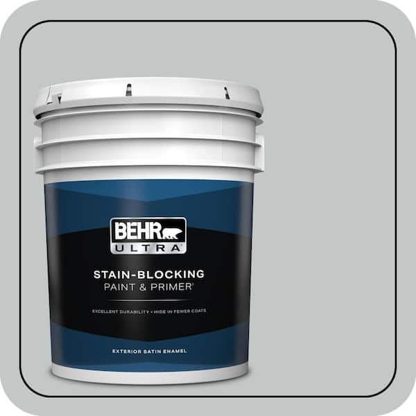 BEHR ULTRA 5 gal. #N450-2 Zero Gravity Satin Enamel Exterior Paint & Primer
