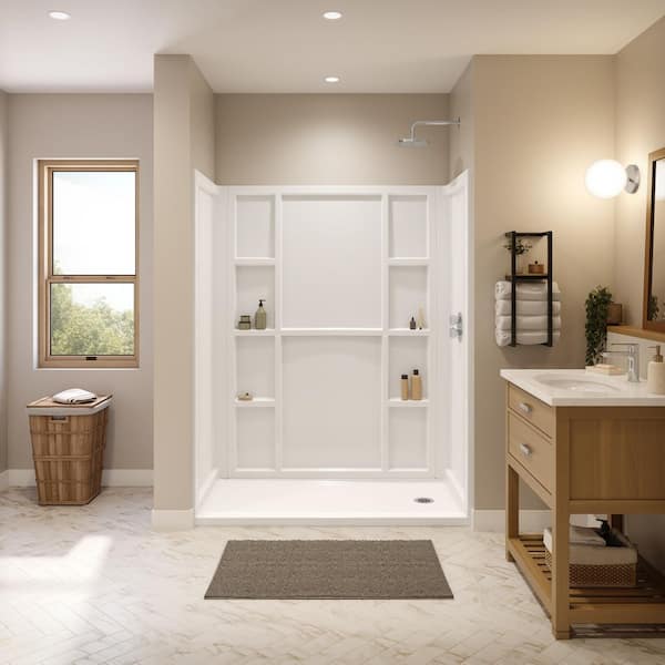MAAX Interflo 60 in. L x 30 in. W x 73 in. H 5-Piece Alcove Shower