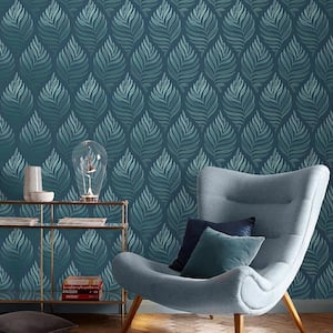 Botanica Teal Removable Wallpaper