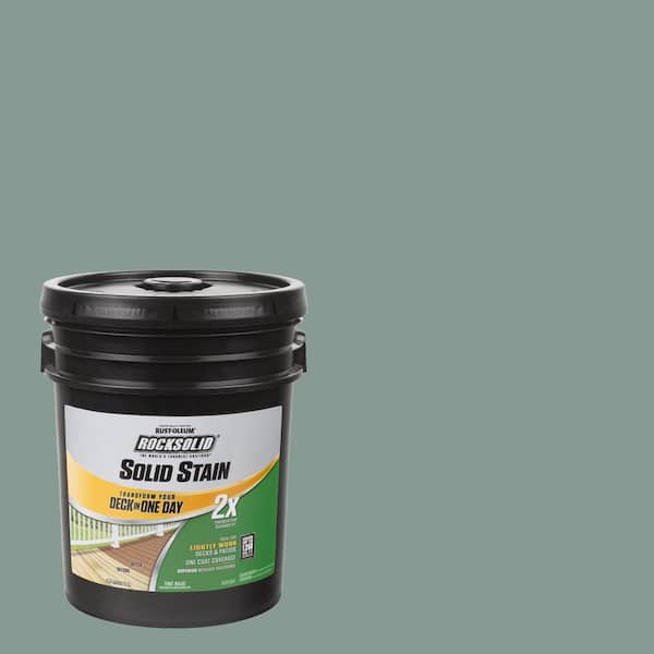5 gal. Moss Exterior 2X Solid Stain