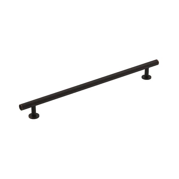 Amerock Radius 10-1/16 in. (256mm) Modern Oil-Rubbed Bronze Bar Cabinet Pull