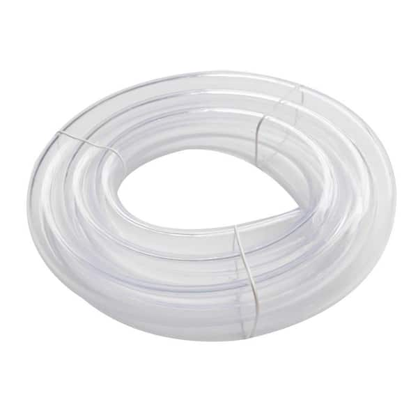 Everbilt Plumbing 0.75 in. x 10 ft. Clear PVC Vinyl DWV Tube