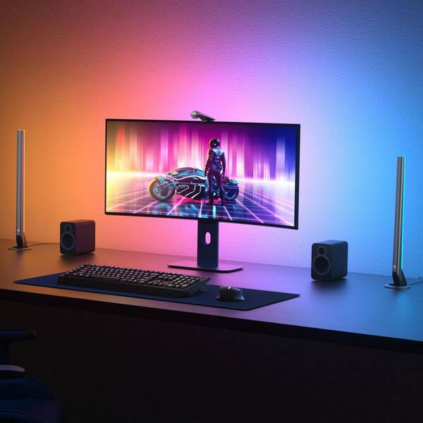 Govee DreamView G1 Pro 16.54 in. RGBIC Smart Gaming Table Lamp Kit