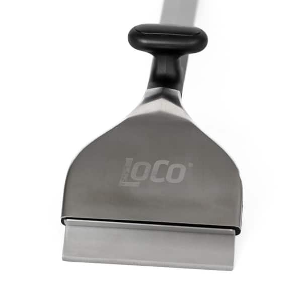 LOCO Heavy-Duty Griddle Scraper Specialty Grill Accessory 2023050206 - The  Home Depot