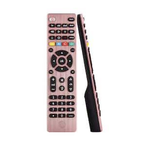 4-Device Universal TV Remote Control in Rose