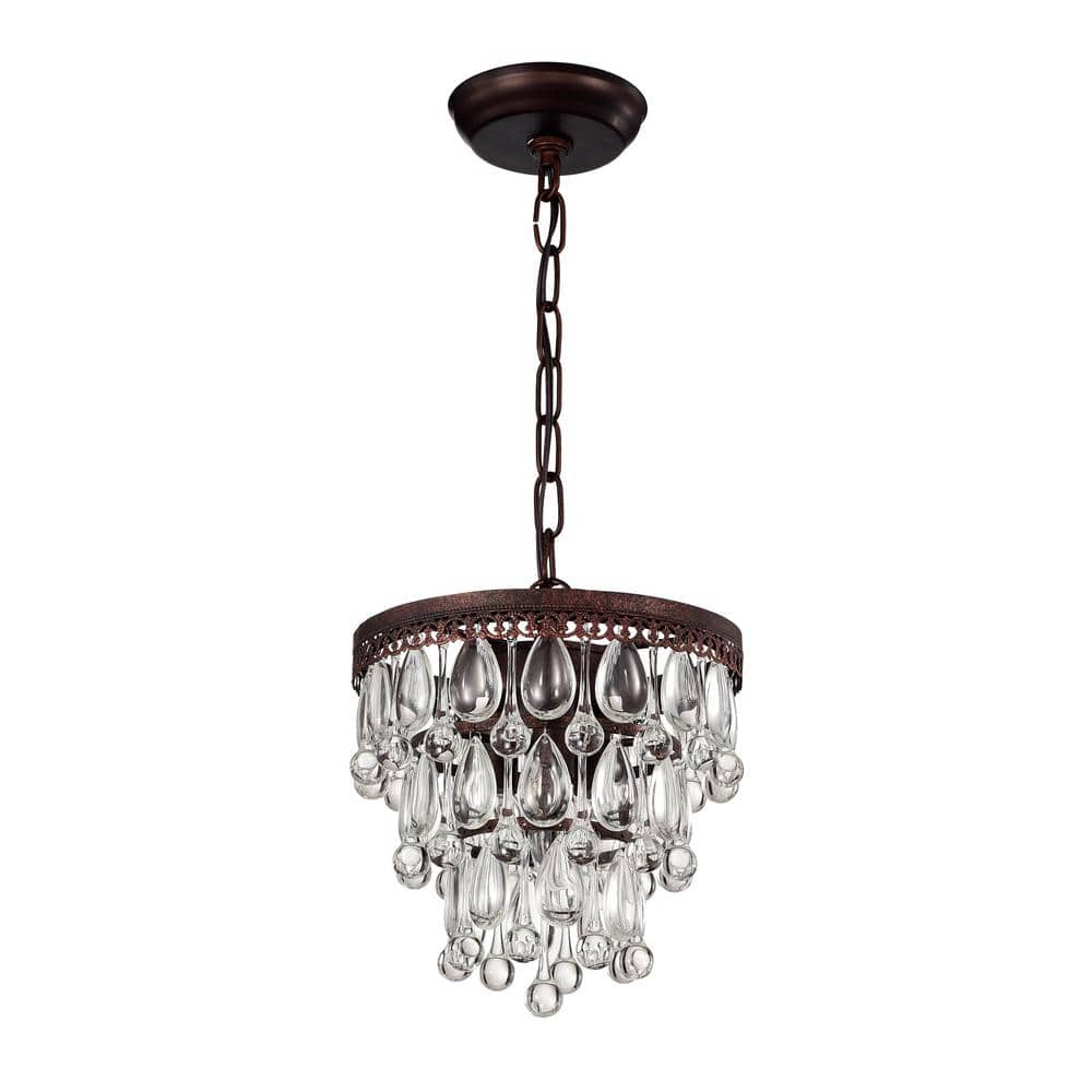 Eresu 3-Light Antique Copper Chandelier price history on PriceWatchPro