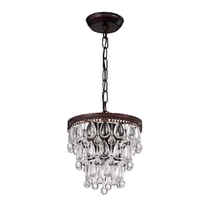 Eresu 3-Light Antique Copper Chandelier