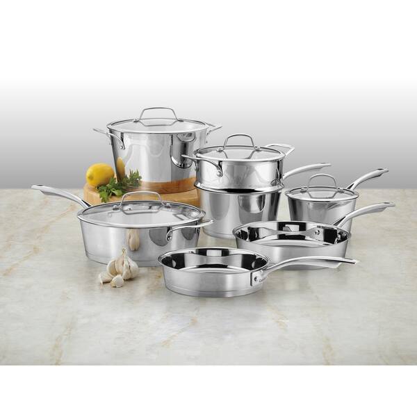 cuisinart conical stainless steel cookware set