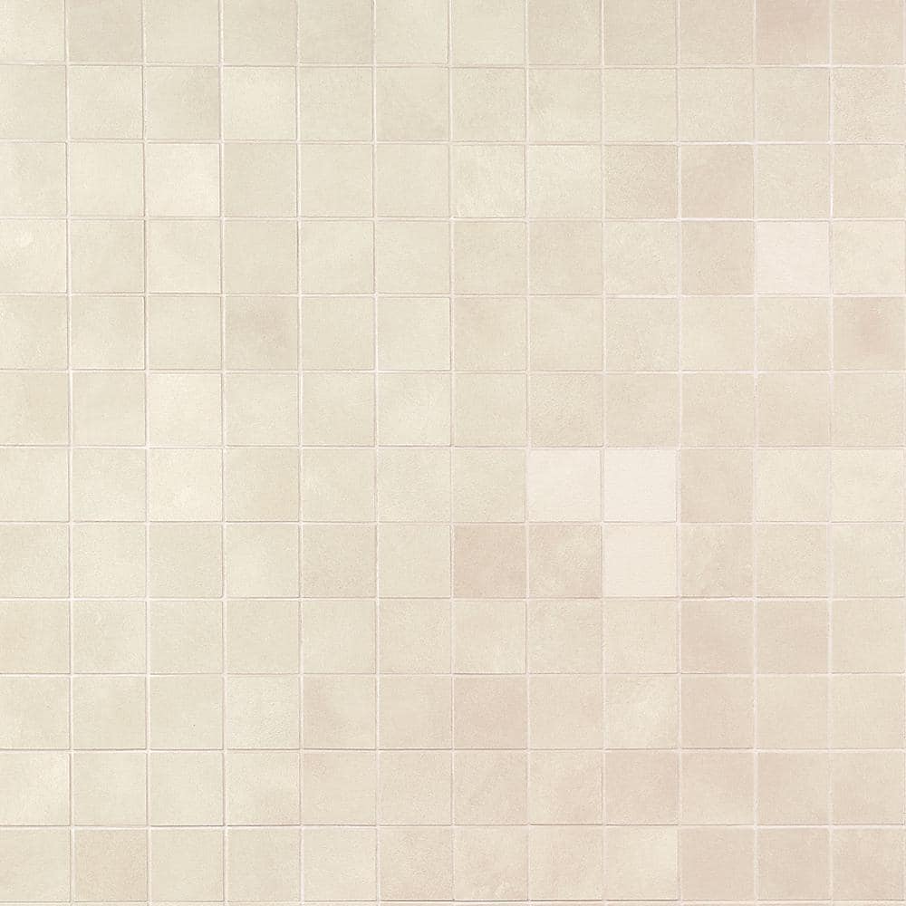 Catlinite Beige Matte Porcelain Mosaic Floor and Wall Tile