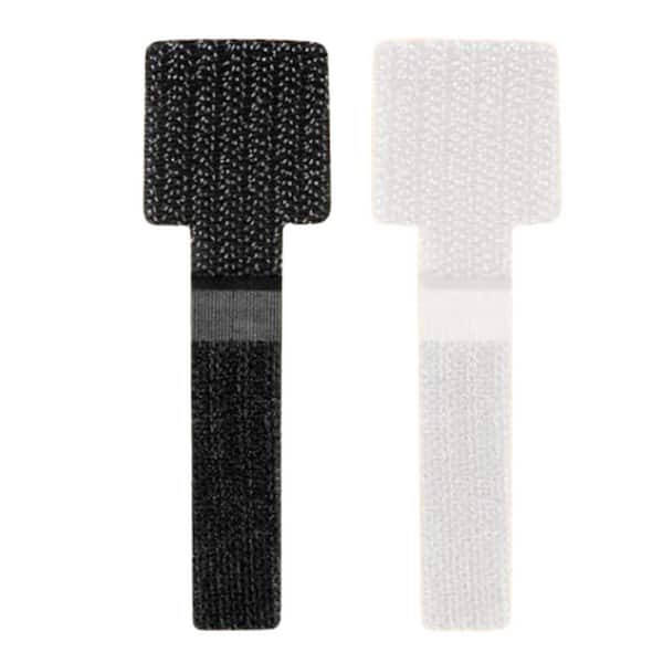 48-Piece Desk Cable Management Wire Organizers for Cords Self Adhesive Hook and Loop Straps Home Office Use