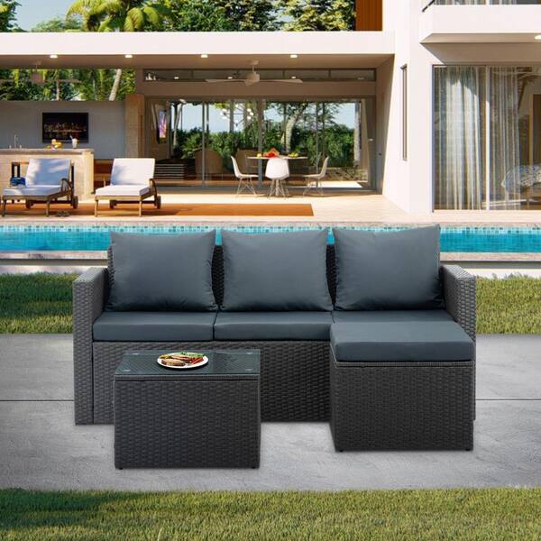 Alexandria 4 seater online garden corner sofa