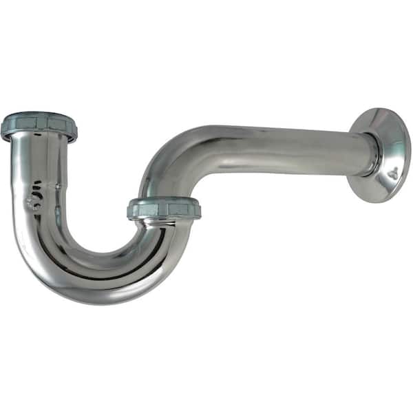 KEENEY 1-1/2 in. Brass P-Trap in Polished Chrome