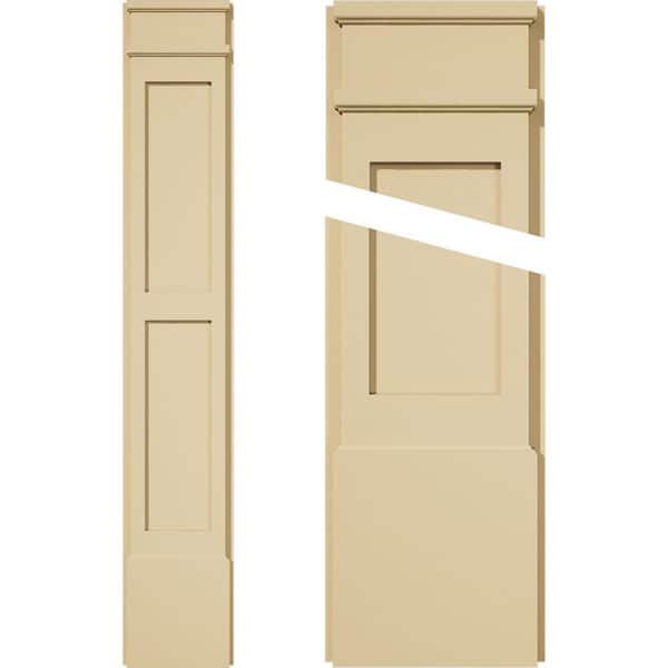 Ekena Millwork 2 in. D x 10 in. W x 60 in. L Primed Polyurethane Pilaster 1-Pack