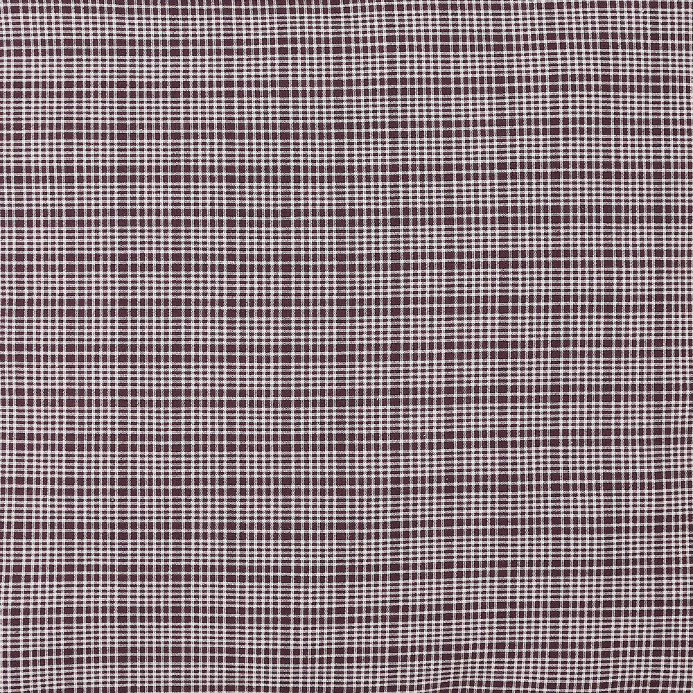 Florette Dark Coffee and Taupe Cotton Euro Sham 26x26