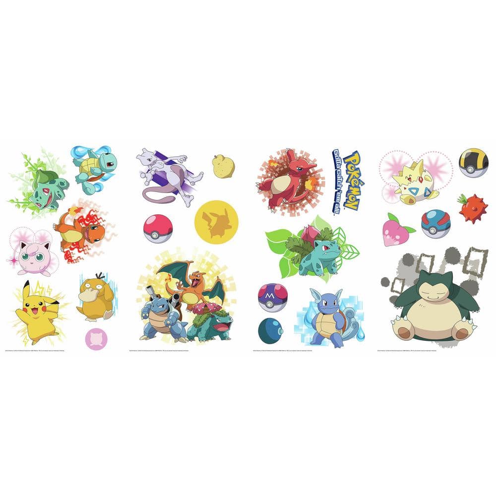 Steel Type Pokemon Sticker Sheet Pokemon Type Series 