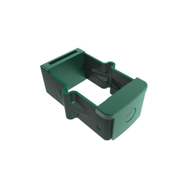 Unbranded 1.5 in. x 2.3 in. Green Galvanized Ultra Fix Brackets Welded Wire