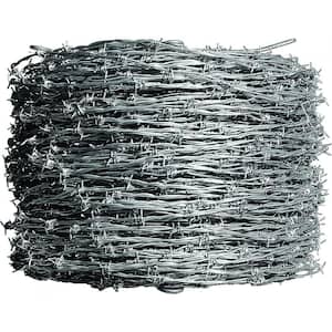 1,320 ft. 12-1/2-Gauge 4-Point Class I High-Tensile Galvanized Steel Barbed Wire