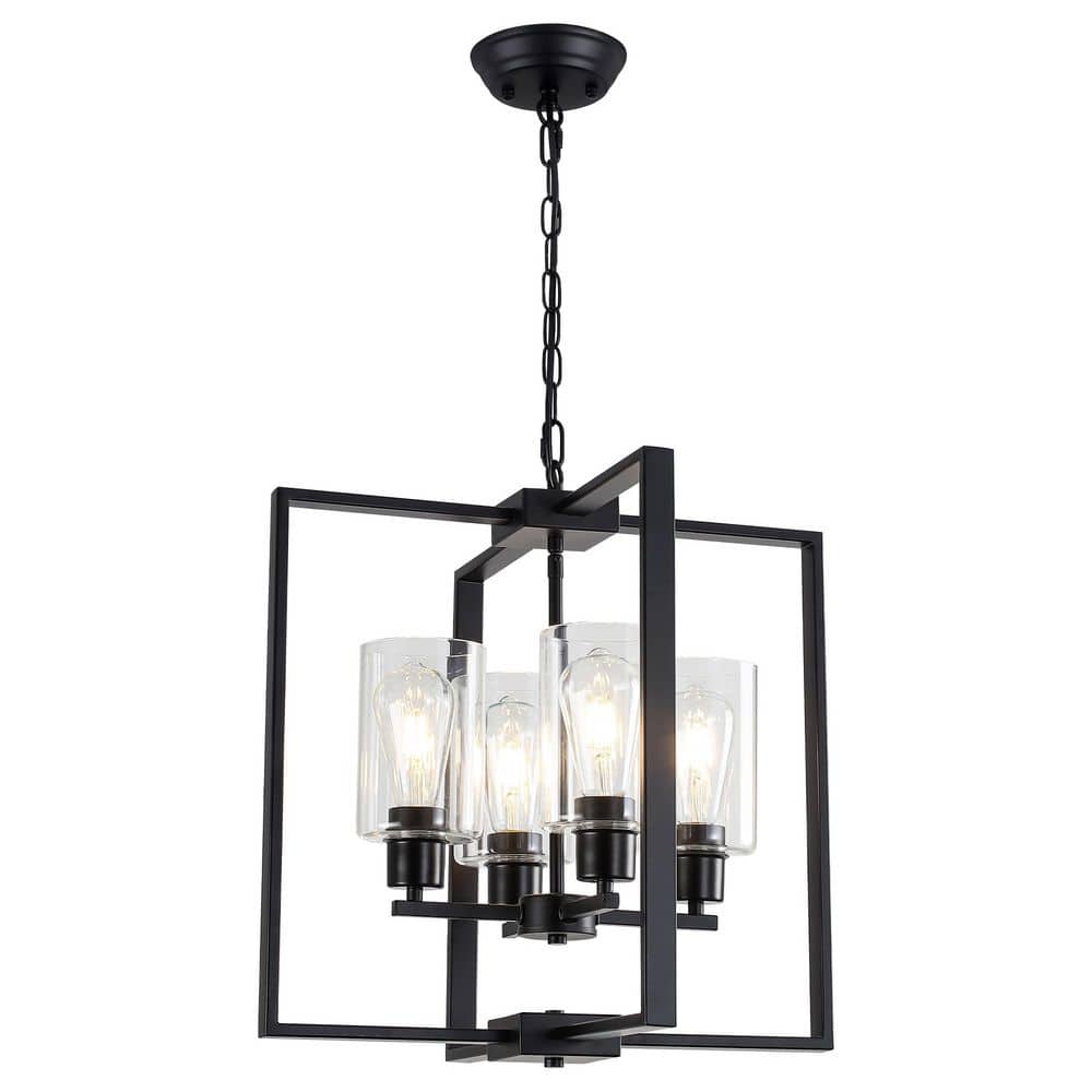 3 light Brown Farmhosue Lantern Geometric Chandelier with Glass Shades for Kitchen Island with no bulbs included price history on PriceWatchPro