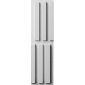 1 in. x 1/2 ft. x 2 ft. EdgeCraft Danube Style Seamless White PVC Decorative Wall Paneling (1-Pack)