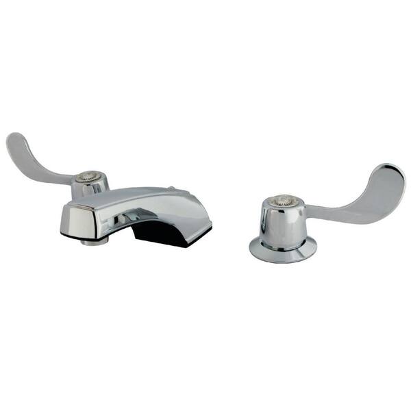 Kingston Brass Vista 2-Handle 8 in. Widespread Bathroom Faucets in Polished Chrome