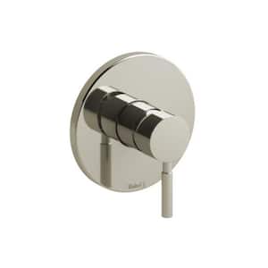 Riu 1-Handle Shower Trim Kit in Polished Nickel Valve Not Included