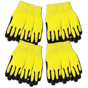 Men's Nitrile Coated Poly Liner Gloves (12-Pair)