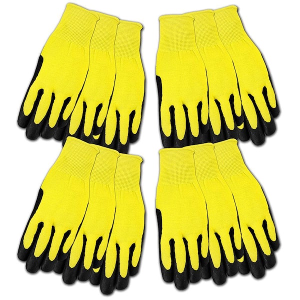 Midwest Quality Gloves Men's Nitrile Coated Poly Liner Gloves (12-Pair)