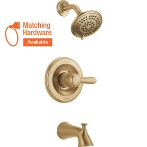 Lahara 1-Handle Tub and Shower Faucet Trim Kit in Champagne Bronze (Valve Not Included)