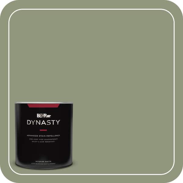 BEHR DYNASTY 1 qt. #ECC-63-1 Autumn Sage Matte Interior Stain-Blocking Paint and Primer