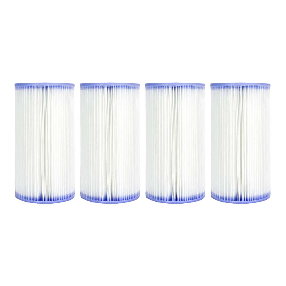 4.25 in. Dia Type A Easy Set Above Ground Pool Replacement Filter Cartridge (4-Pack)