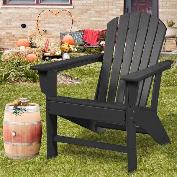 MIRAFIT Classic Composite Black of Adirondack Chair Sectional Seating Set
