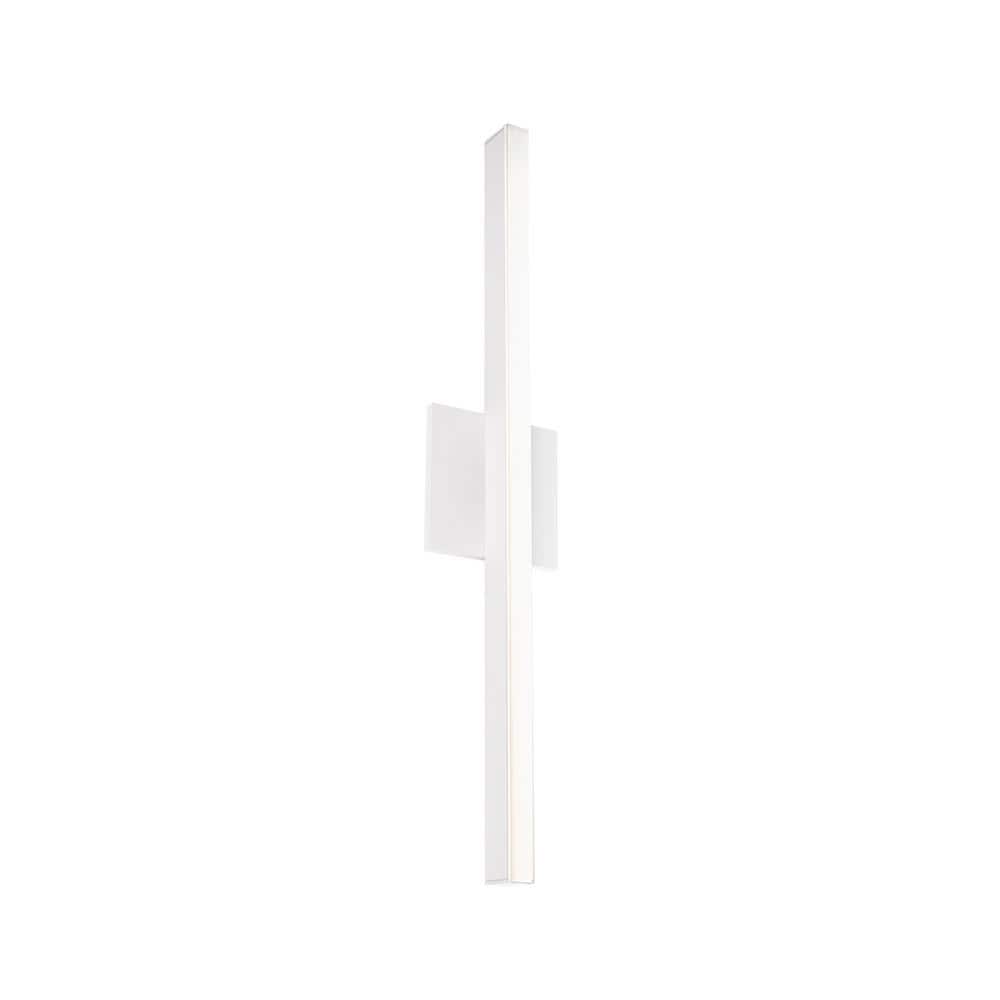 White Aluminum Dimmable LED Wall Sconce