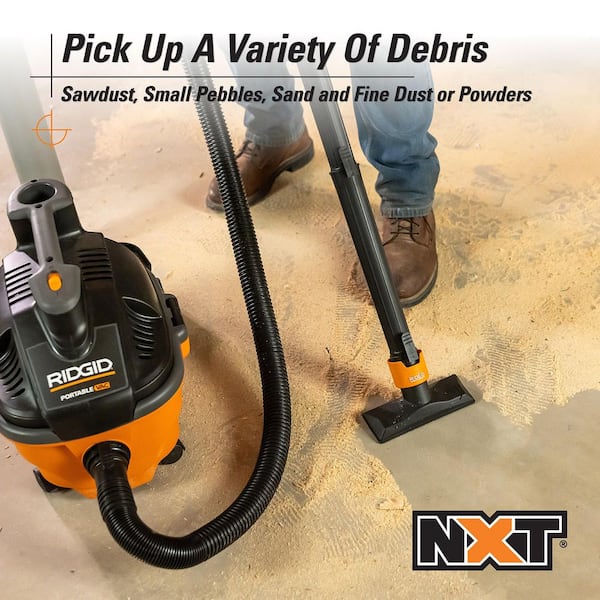 Can a turf vacuum pick up small debris and dust?