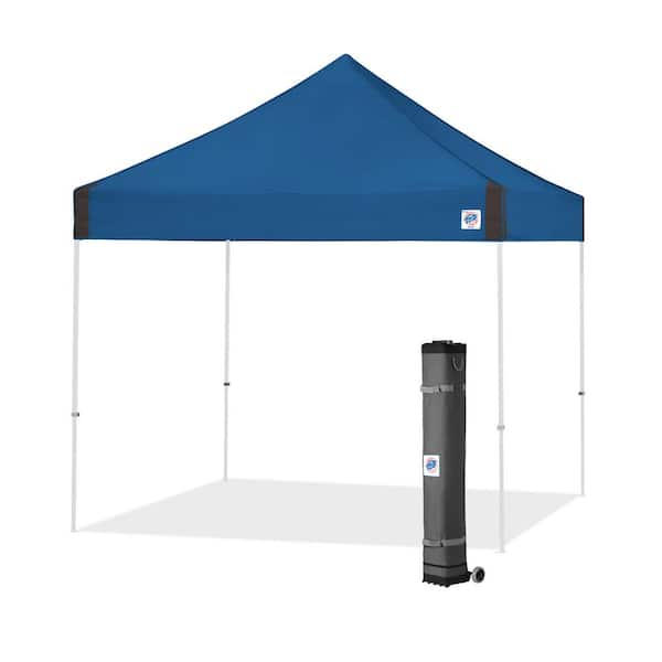 Vantage Series 10 ft. x 10 ft. Royal Blue Instant Canopy Pop Up Tent with Roller Bag