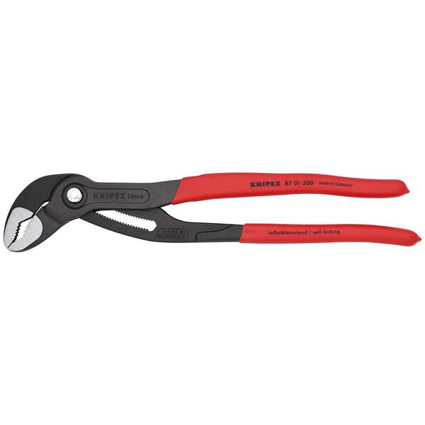 Knipex - Plier Set: 3 Pc, Pipe Wrench & Water Pump Pliers
