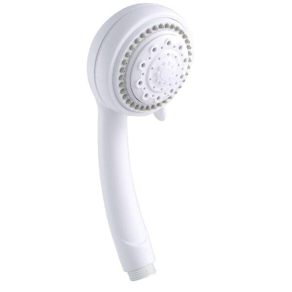 LDR Industries Nature Mist 5-Spray Handheld Personal Hand Shower in White