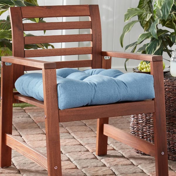 Greendale Home Fashions 20 Outdoor Sunbrella Fabric Chair Cushion, Aruba