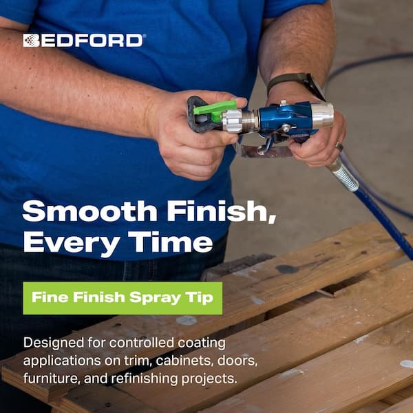 BEDFORD Fine Finish 518 0.018 Paint Sprayer Tip 33-6518 - The Home