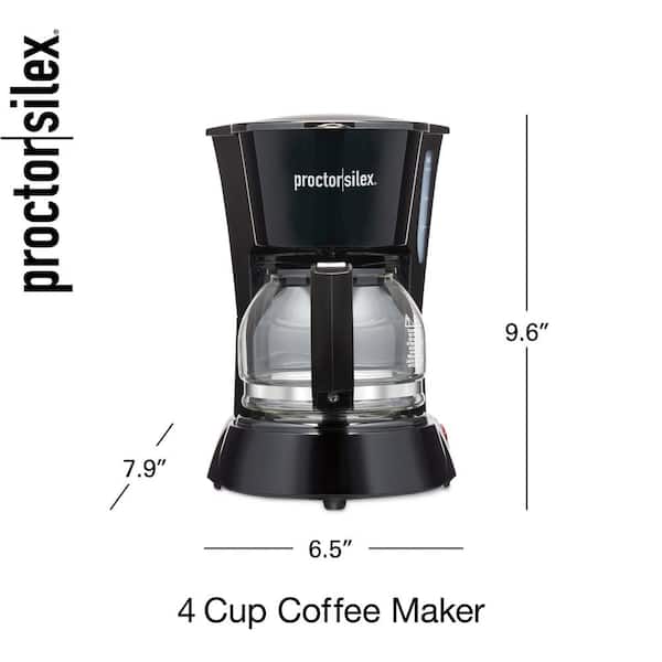Vintage Proctor Silex Morning Maker 2-12 Cup Coffee Maker Black 42304 NEW