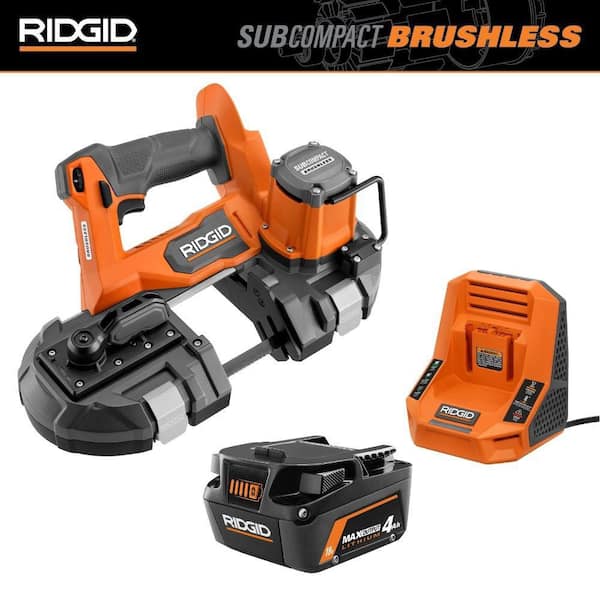 18V SubCompact Brushless Cordless One-Handed Band Saw with 4.0Ah MAX Output Starter Kit