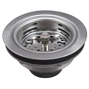 3-1/2 in. Turn 2 Seal Sink Strainer in Stainless Steel