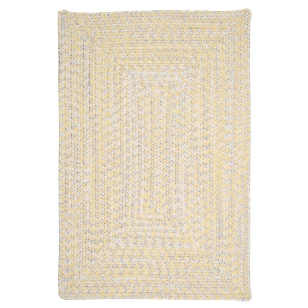 Home Decorators Collection Marilyn Tweed Sunflower Doormat 2 ft. x 3 ft. Rectangle Braided Area Rug