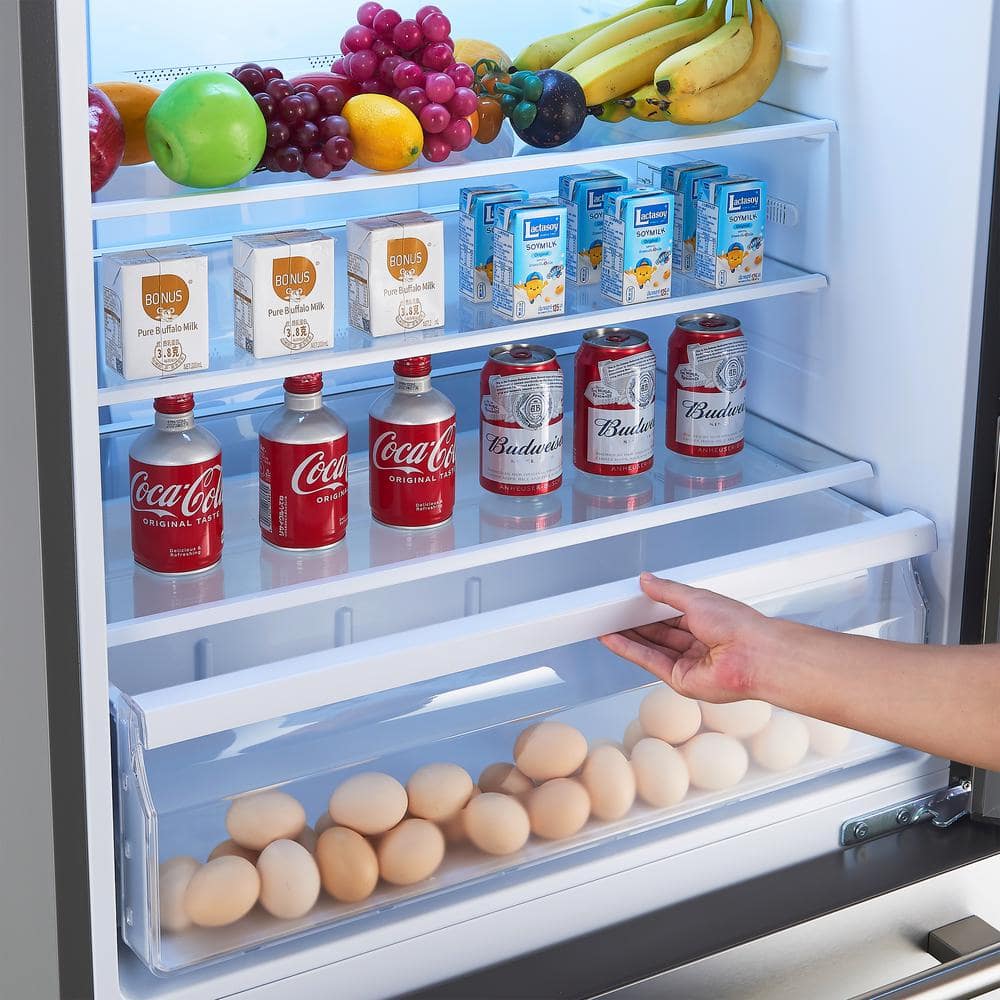 31" Milano Espresso Bottom Freezer Right Swing Door Refrigerator, 17.2 cu. ft.