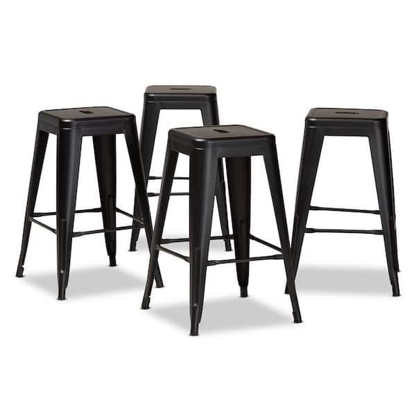 black counter height barstool