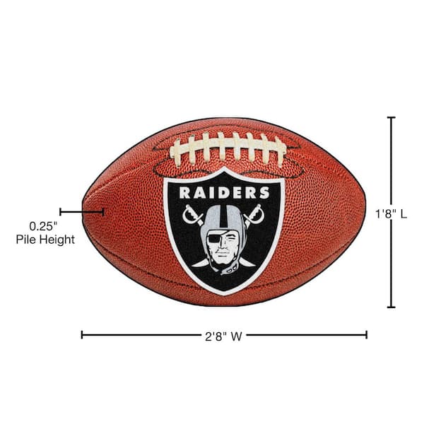 NFL Ball Ornament Set of 12 Team Oakland Raiders