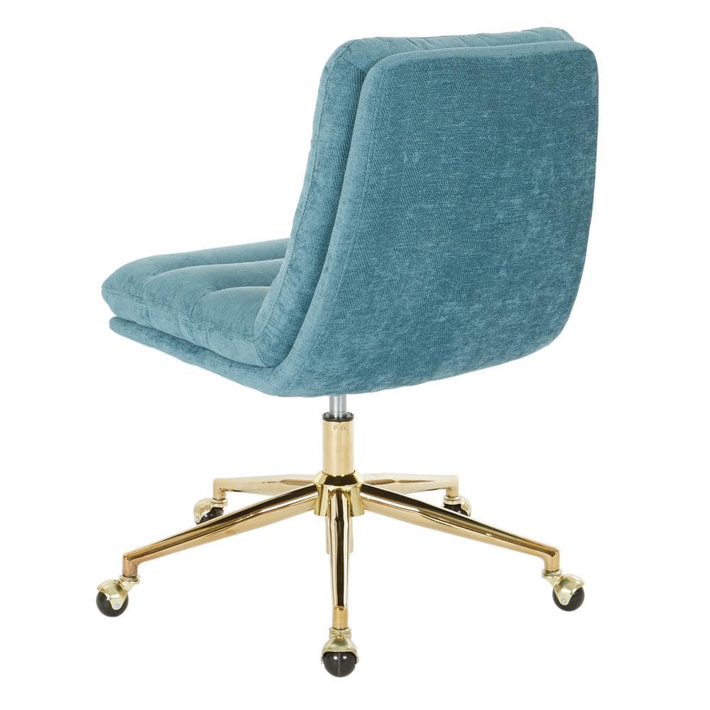Legacy Sky Gold Armless Swivel Executive Office Chair
