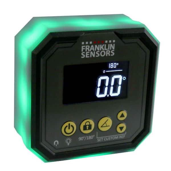 2.7 in. Light Cube, Digital Magnetic Level and Angle Gauge, Turns Green When Level and Blue at Custom Angle